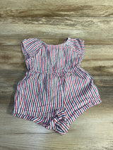 Old Navy Striped Romper White sz 6-12m - Me n Mommy To Be