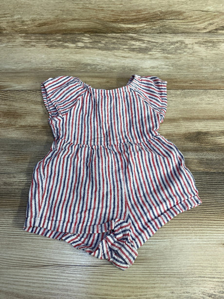 Old Navy Striped Romper White sz 6-12m - Me n Mommy To Be