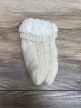 NEW So Dorable Knit Faux Fur Booties Cream sz 6-12m