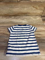 Ralph Lauren Polo Bear Striped Cotton Tee Shirt White sz 12m