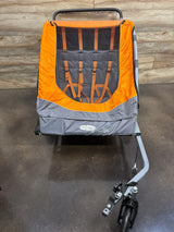 InStep Take 2 Double Bicycle Trailer, Orange