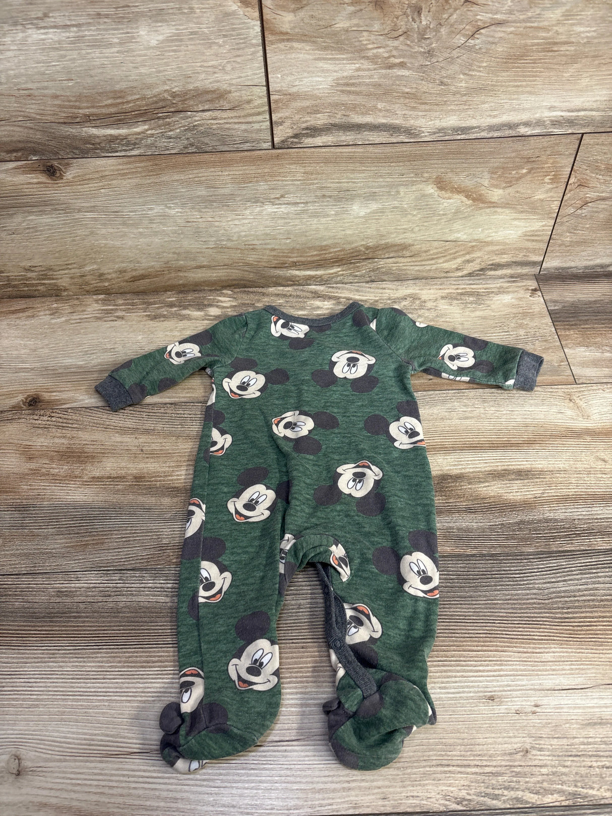 Disney Baby Mickey Mouse Coverall Green sz 0-3m
