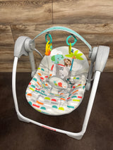 NEW Bright Starts Playful Paradise Portable Compact Baby Swing - Me n Mommy To Be