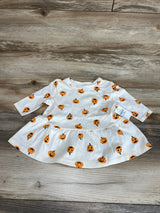 NEW Old Navy Pumpkin Peplum Shirt White sz 0-3m - Me n Mommy To Be