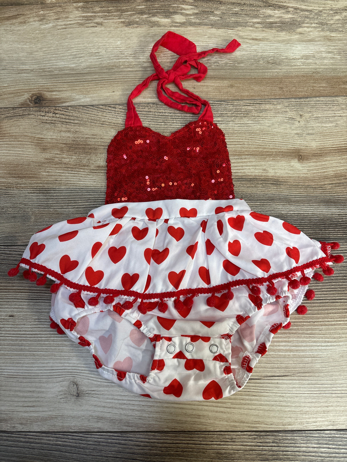 Textured Open Back Bubble Romper White sz 0-3m