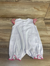Shein Casual Giraffe Romper White sz 6-9m