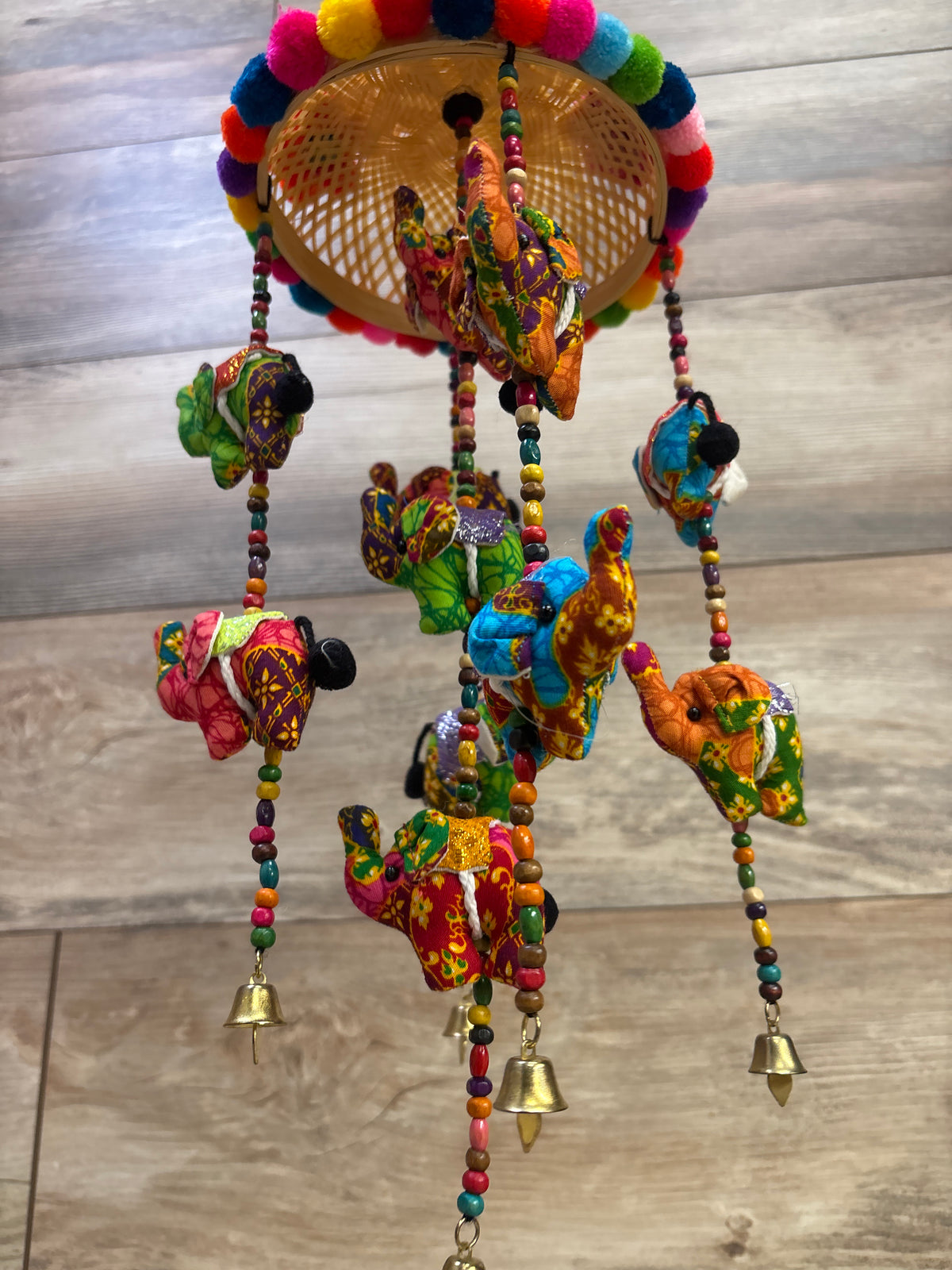 Rajasthani Elephant Jhumar Wind Chime/Crib Mobile
