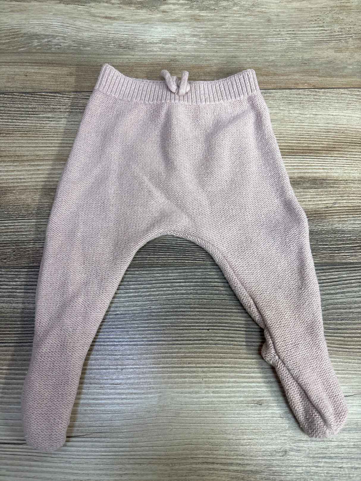 Zara Knitted Pull On Pants Pink sz 1-0m