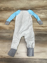 Kids Headquarters Dino Sleeper Grey/Blue sz 12m