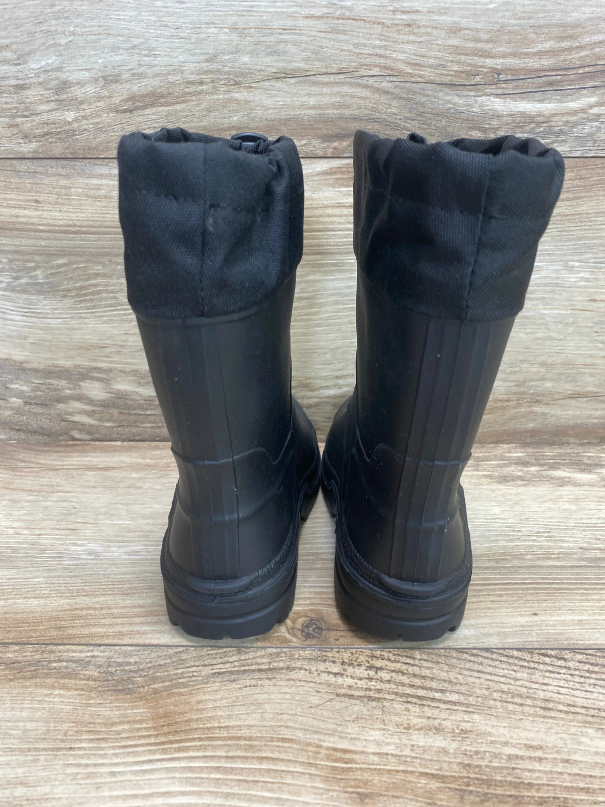 Wonder Nation Removable Liners Waterproof Snow Boots Black Sz 8c