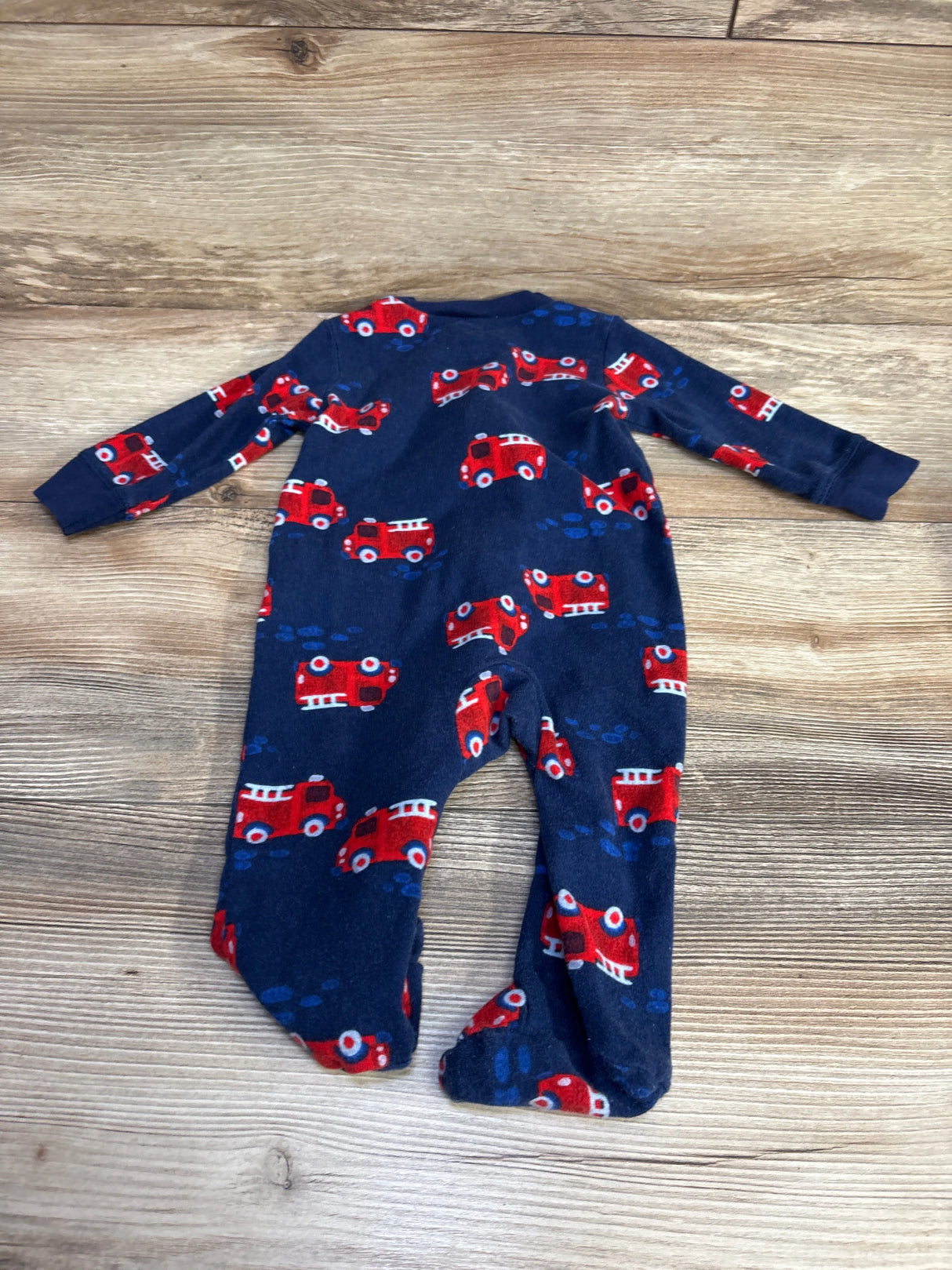 Carter's Firetruck Sleeper Navy sz 6m - Me n Mommy To Be