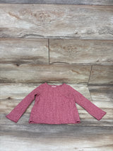 Cat & Jack Long Sleeve Knit Shirt Red sz 3T