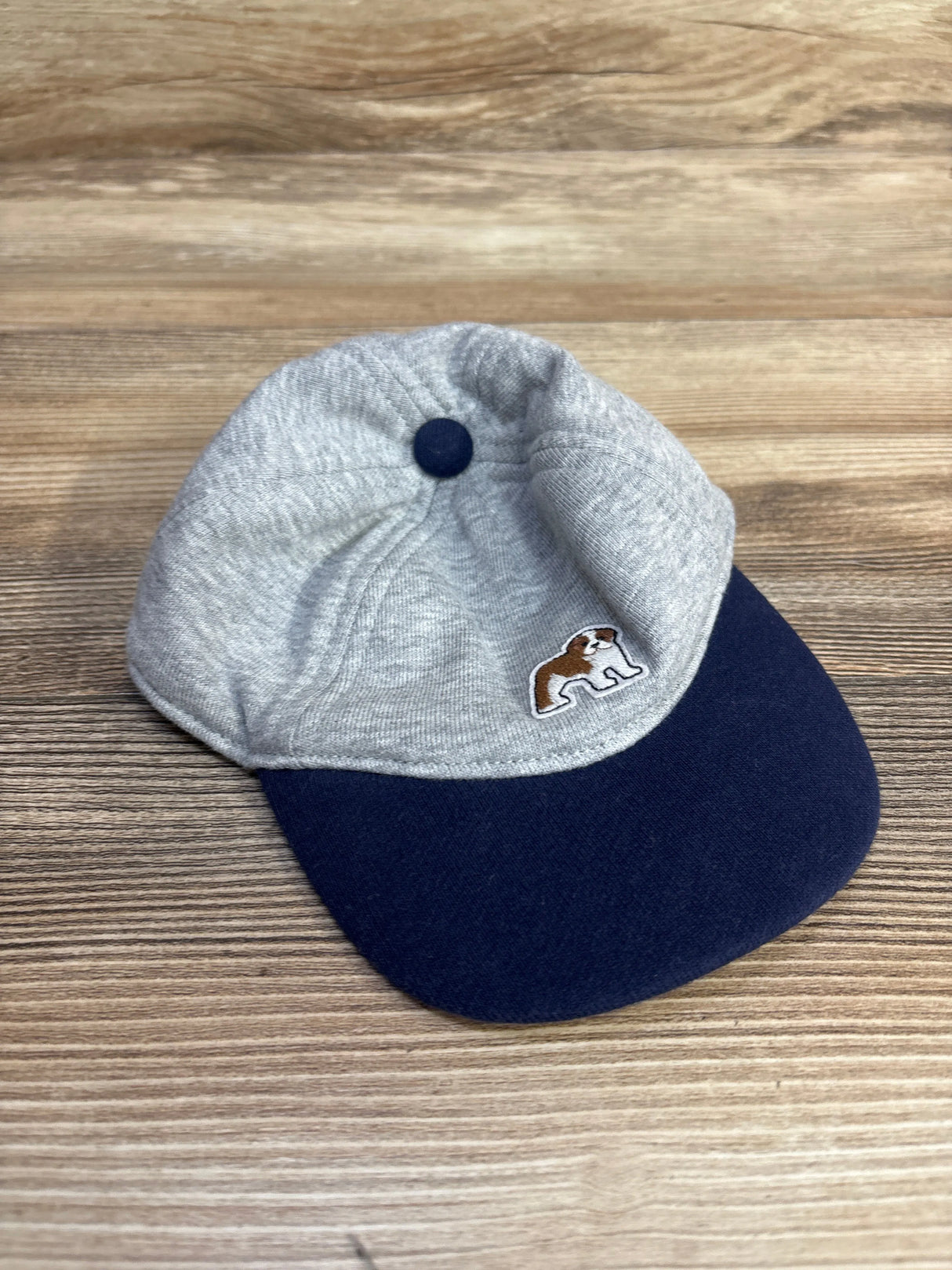 Janie & Jack Jersey Baseball Cap Grey Dog sz 0-6m