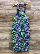 Pink Platinum Leopard Print Snow Bib Navy sz 4T