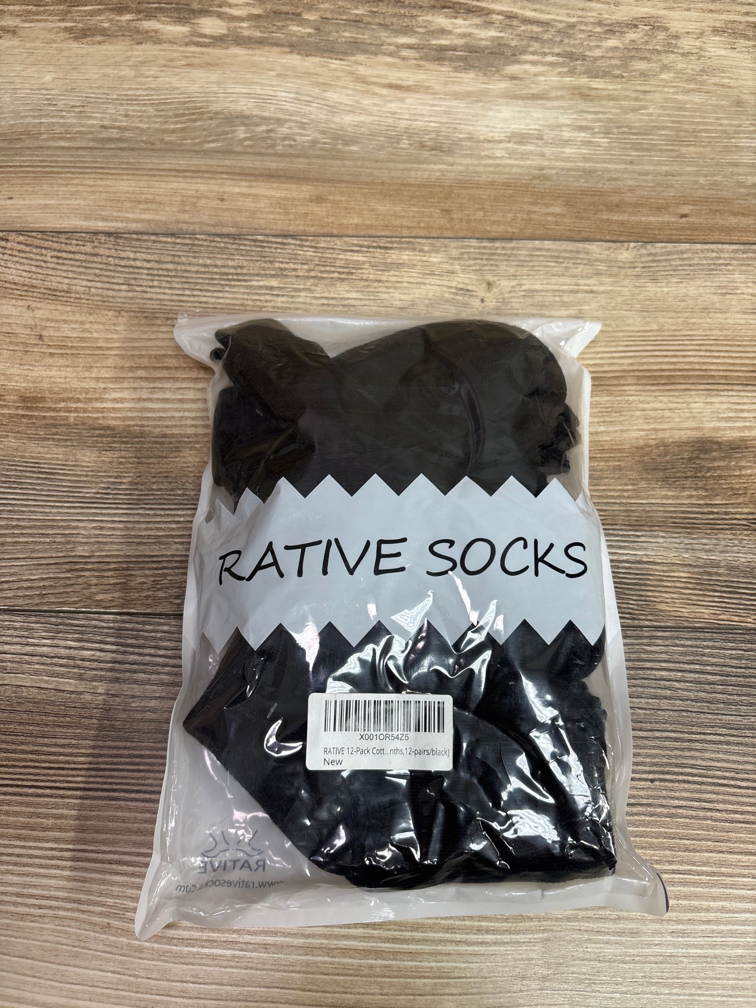 NEW Rative 11pk Socks Black sz 6-12m