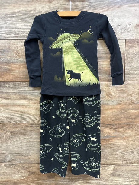 Carter's 2pc Spacing Out Pajama Set Black sz 3T - Me n Mommy To Be