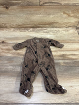 Child Of Mine Blanket Sleeper Brown sz Preemie