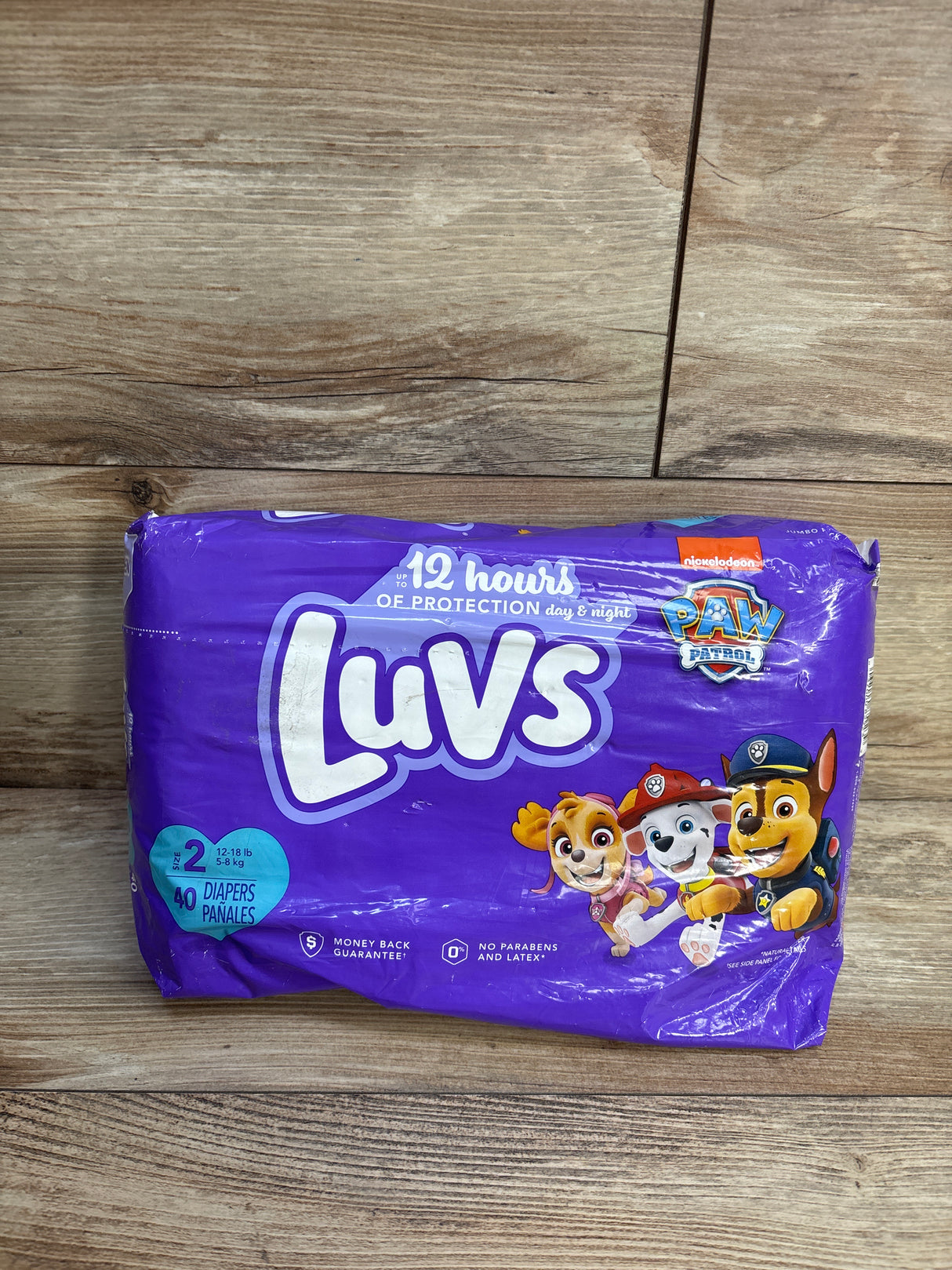 NEW Luvs Diapers (Paw Patrol) Size 2, 40 Count