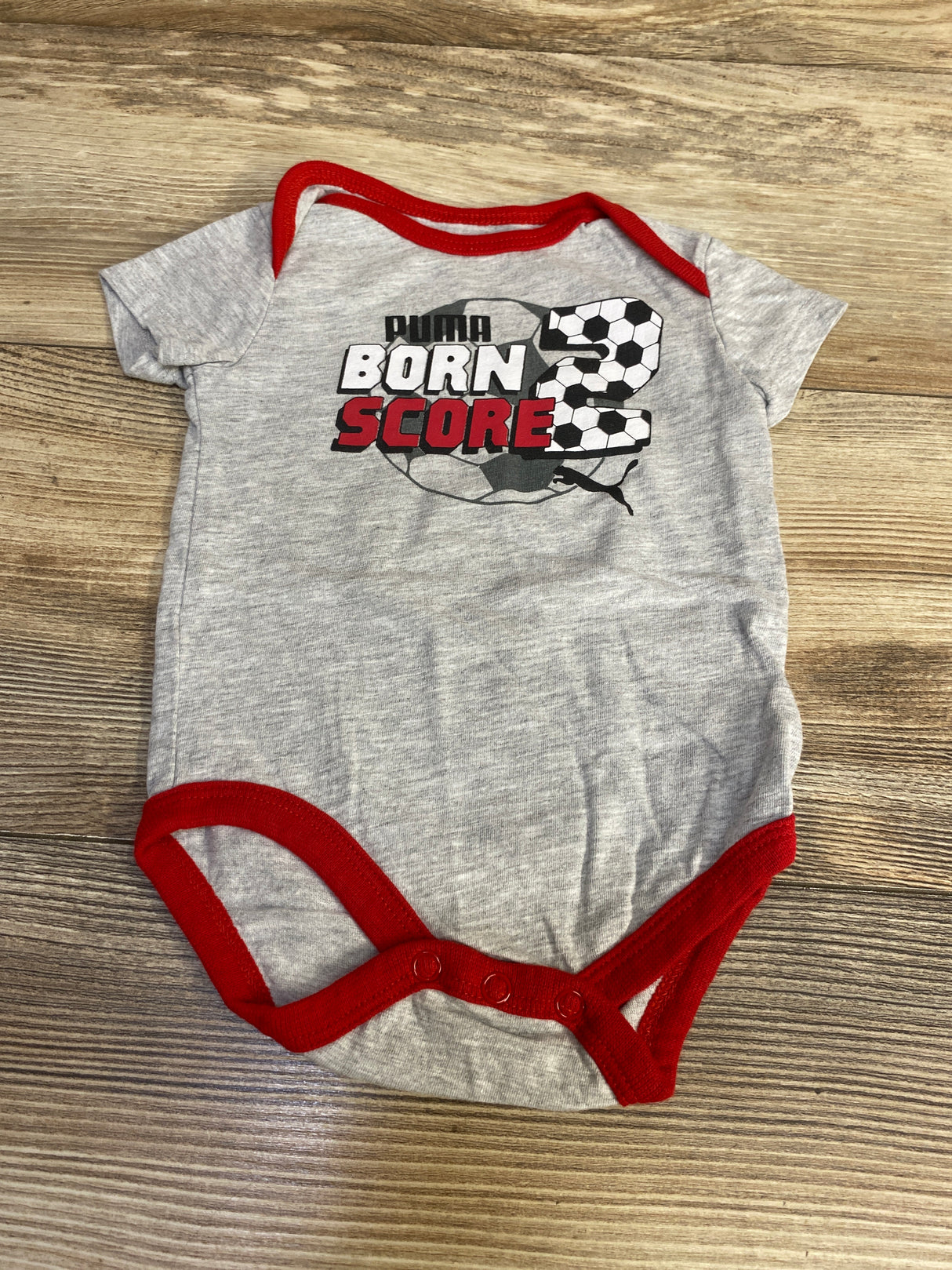 Puma Born 2 Score Bodysuit Grey sz 3-6m