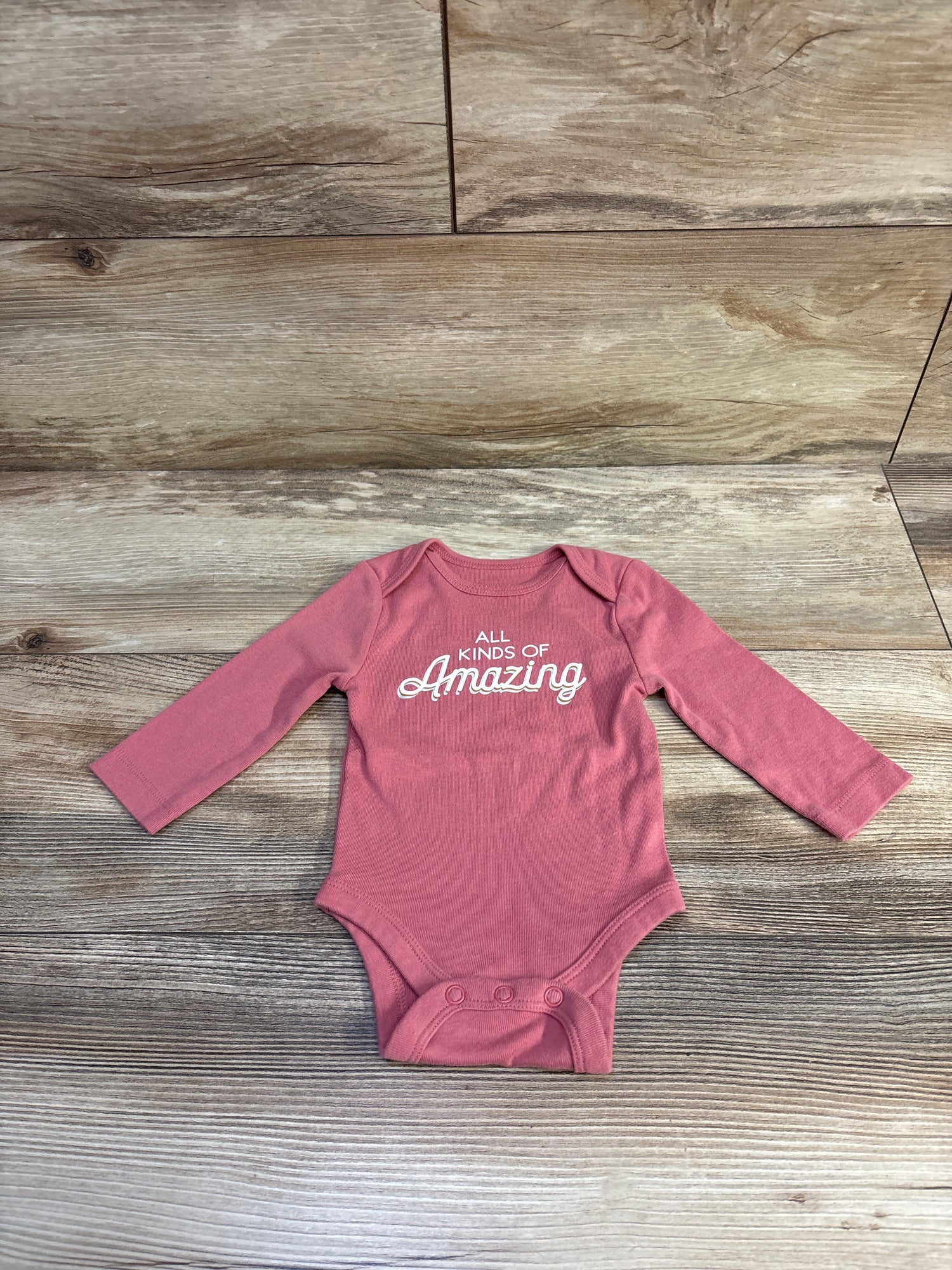 Jumping Beans All Kinds Of Amazing Bodysuit Pink sz 3m