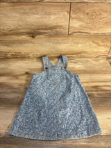 Old Navy Floral Jean Shift Skirtall Blue sz 4T