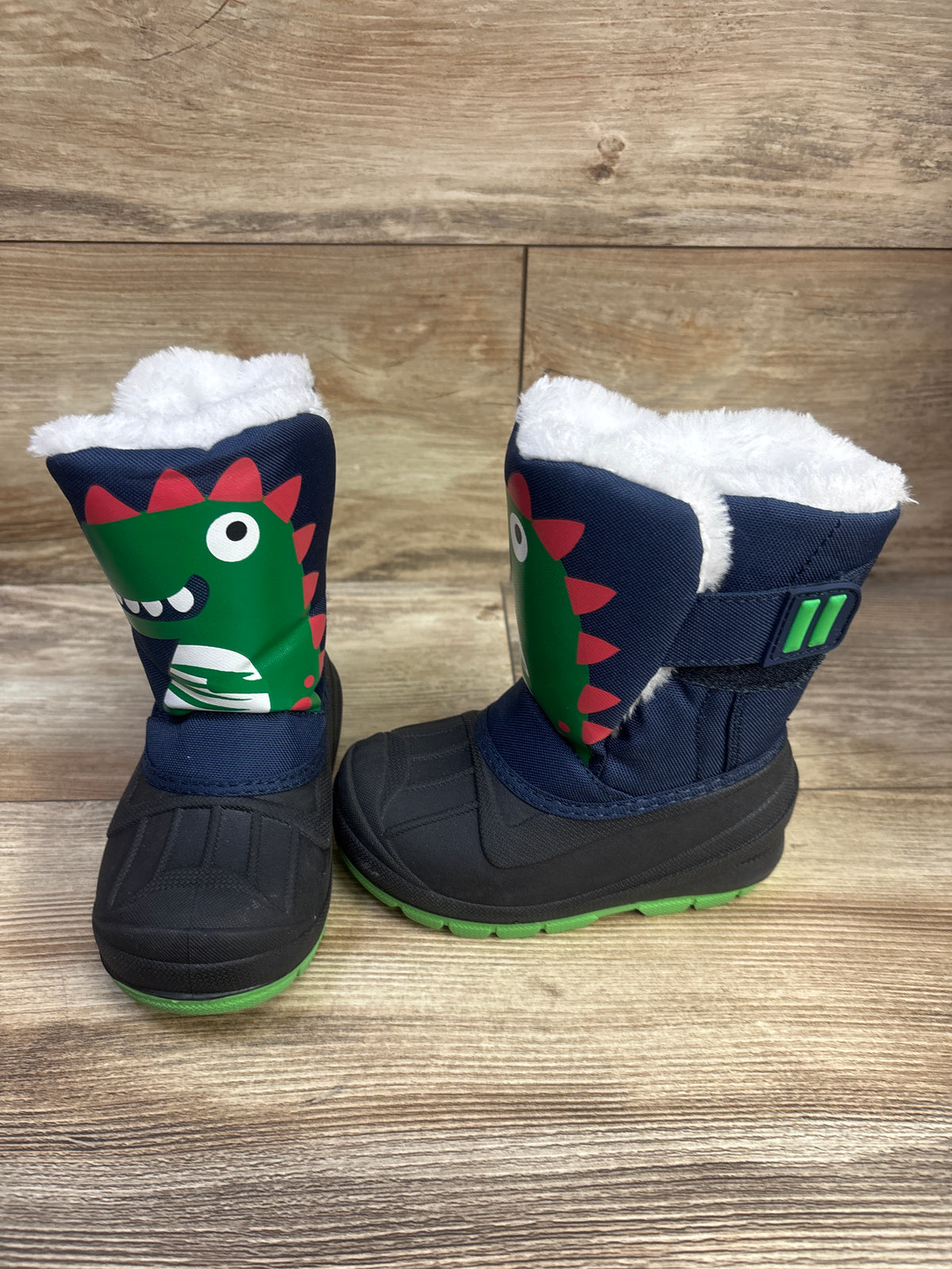 Morendl Winter Snow Boots Dinosaur Navy sz 6c