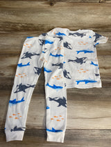 Just One you 2pc Thermal Pajama Set White sz 4T
