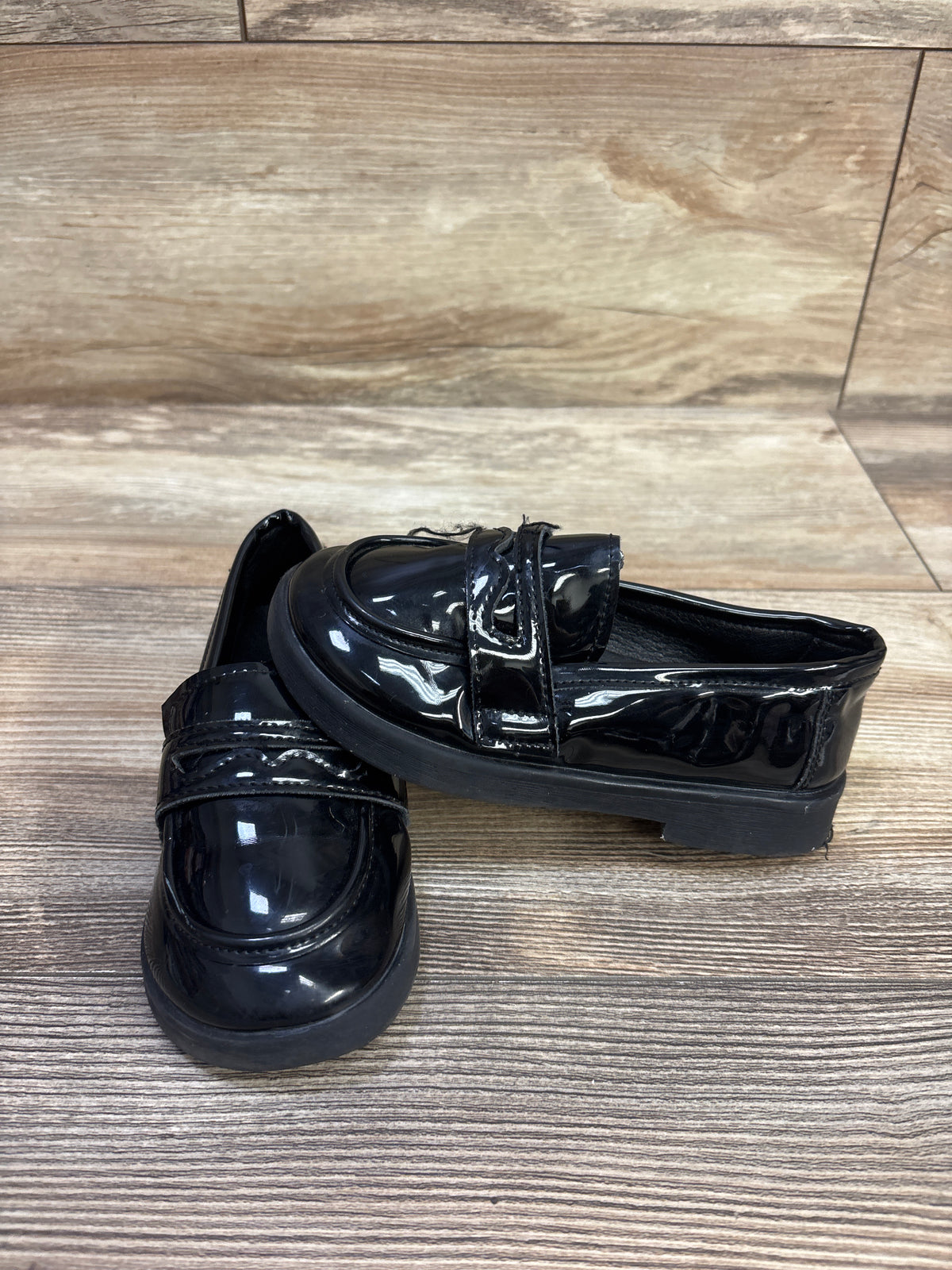 Dream Pairs Patent Leather Penny Loafers Black sz 11c