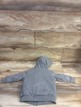 Carter's Fur Lined Full Zip Jacket Grey sz 18m