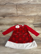 Rare Editions Sequence Christmas Dress Red sz 2T