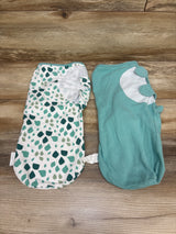 Cute Castle 2pk Swaddle Wraps Teal sz 0-3m