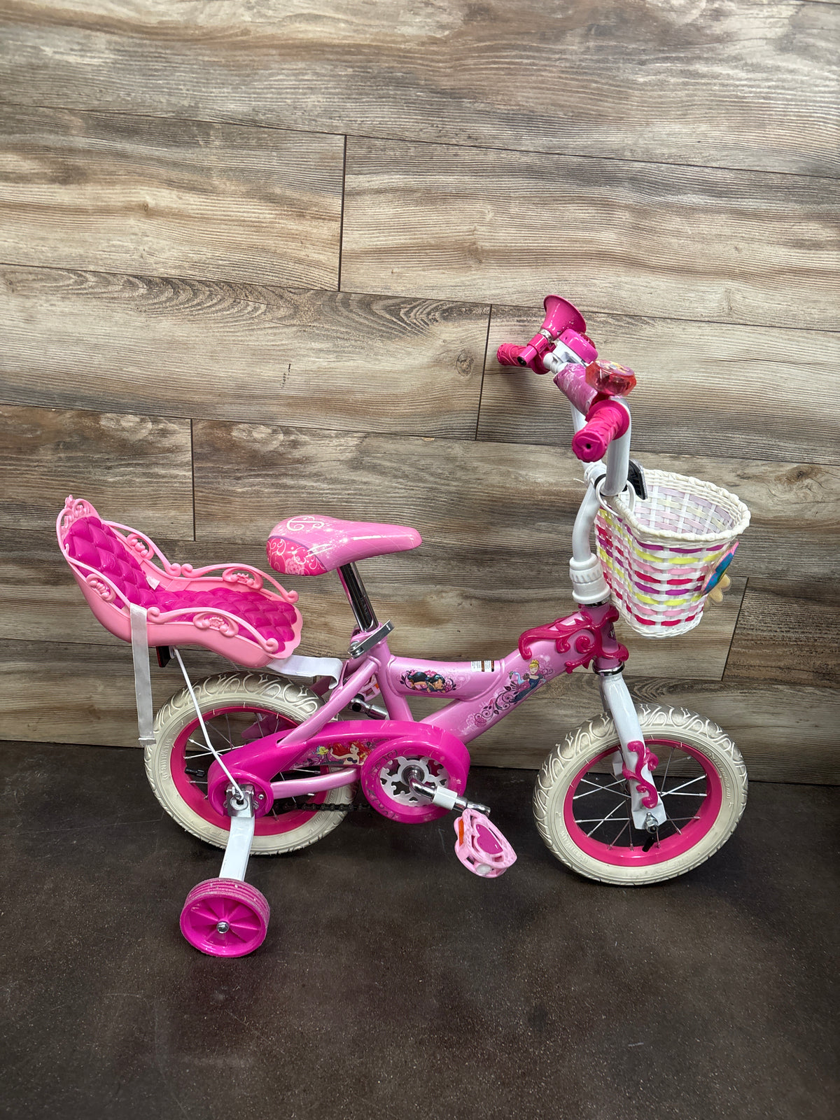 Huffy Disney Princess 12'' Kids Bike with Training Wheels