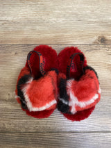 UGG Fluff Yeah Slides Red sz 7c