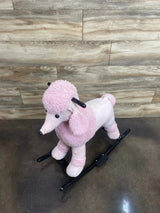 Charm Baby Pink Rocking Poodle