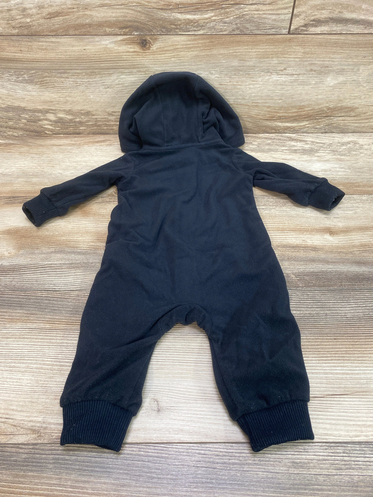 Carter's Hooded Fleece Coverall Black sz 6m