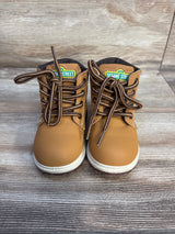 Sesame Street Elmo & Cookie Monster Lace-Up Boots Brown sz 6c