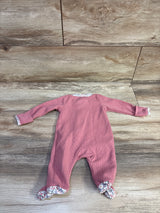 Just One You Waffle Knit Sleeper Pink sz Newborn