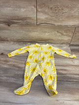 Old Navy Sun Print Sleeper Yellow sz 0-3m