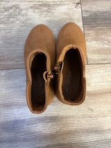 Cat & Jack Penelope Zipper Booties Cognac sz 8c