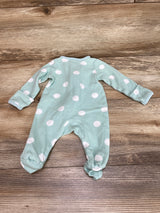 Just One You Polka Dot Sleeper Green sz Newborn