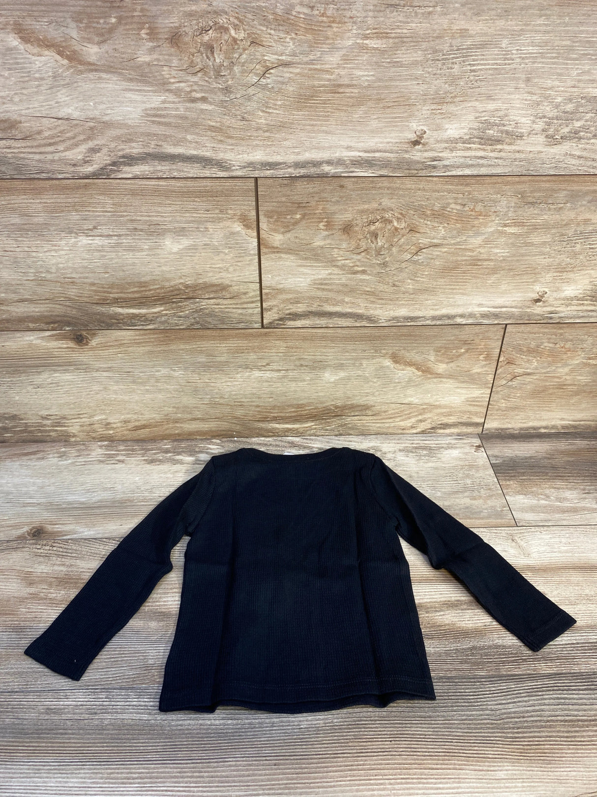 NEW Old Navy Solid Black Thermal Shirt sz 2T
