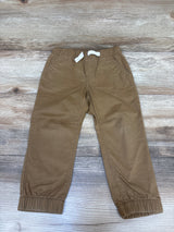 Cat & Jack Drawstring Cotton Joggers Tan sz 2T