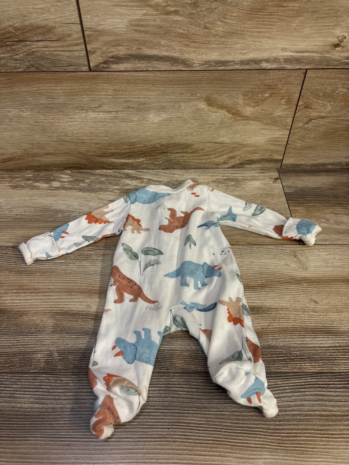 Carter's Dino Sleeper White sz Preemie