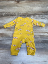 Carter's Butterfly Print Coverall Yellow sz 3m