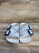 First Steps Double Buckle Sandals White sz 4c