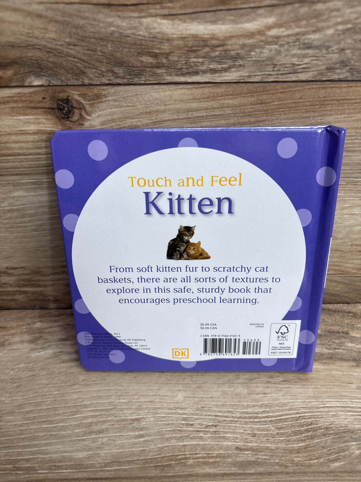 DK Touch and Feel Kitten Board Book