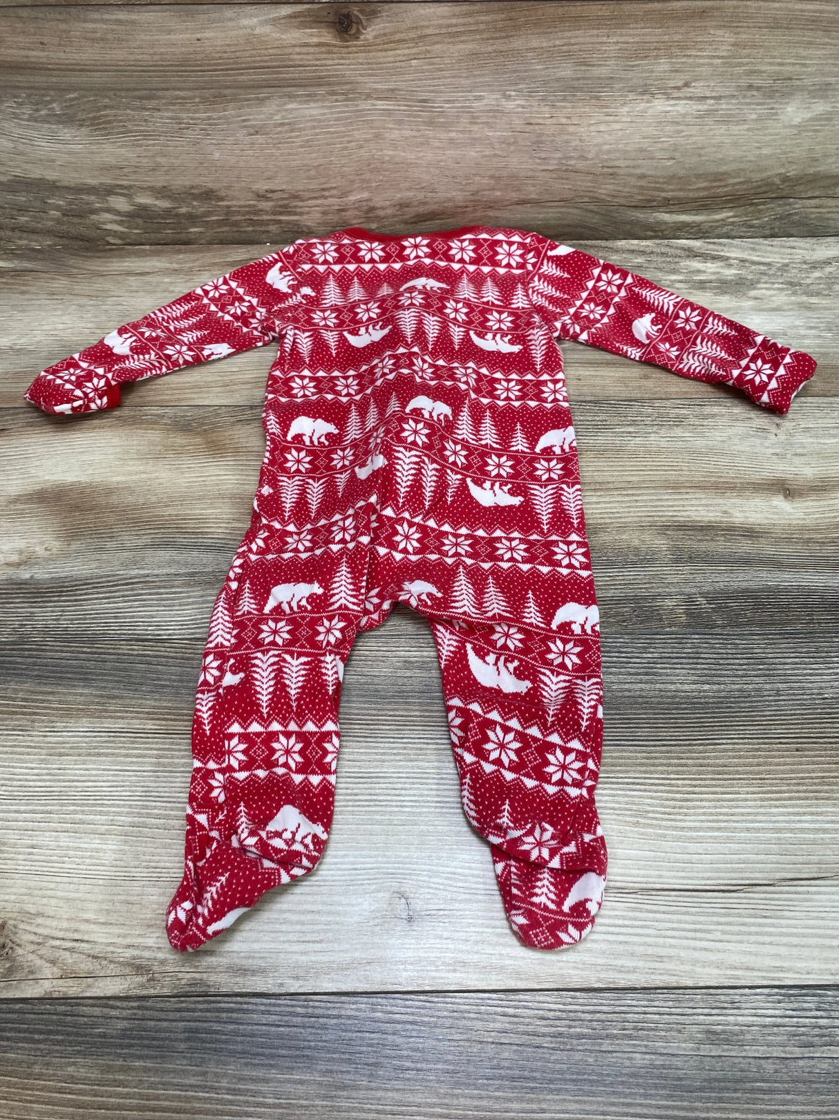 Old Navy Fair Isle Sleeper Red sz 6-9m - Me n Mommy To Be