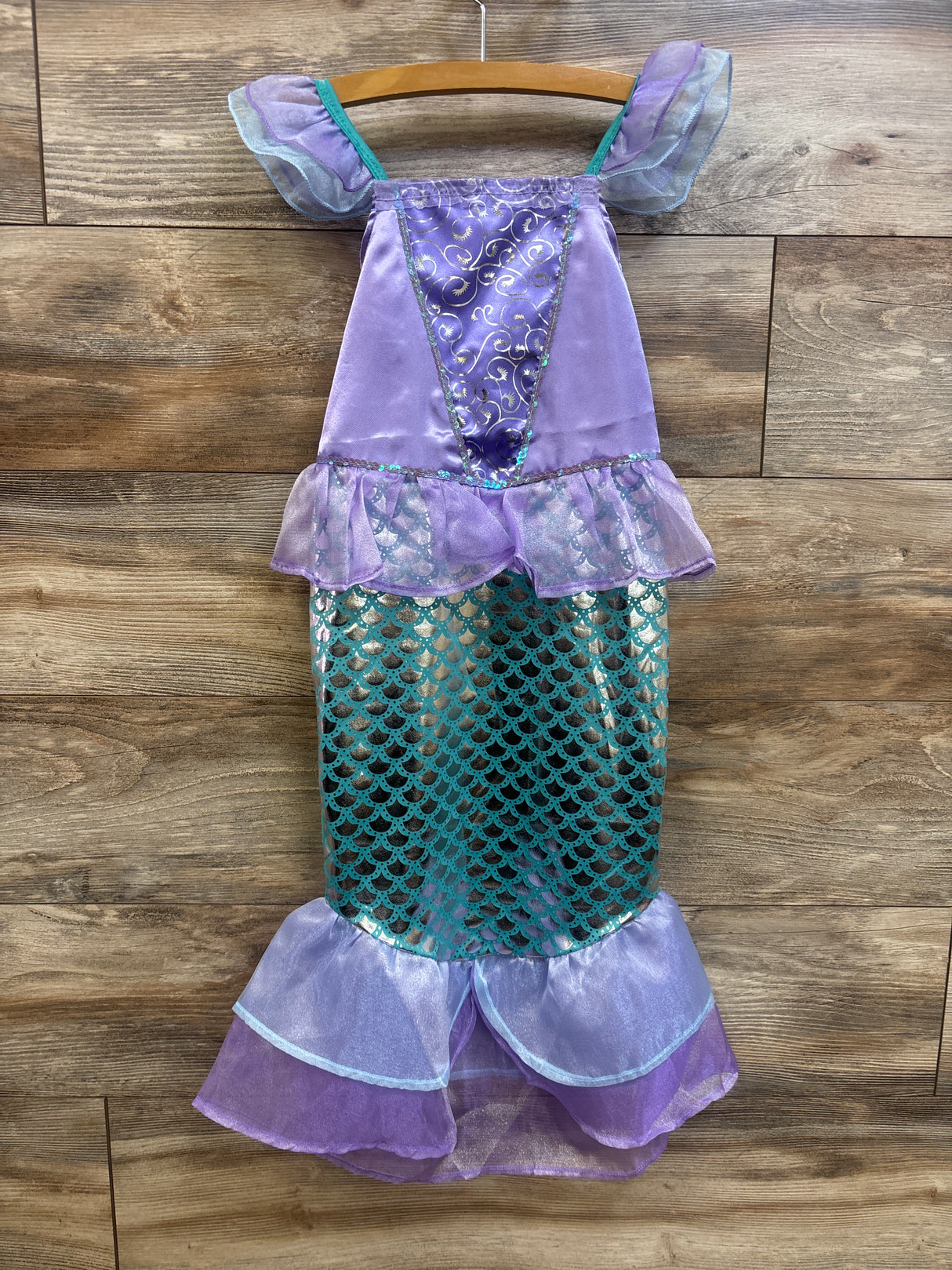NEW JerrisApparel Mermaid Costume Purple sz 4/5T