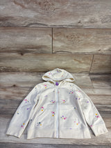 Cat & Jack Shooting Star Full Zip Jacket Cream sz 4T