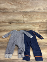 Simple Joys 2pk Look Out World Coveralls Navy sz 12m